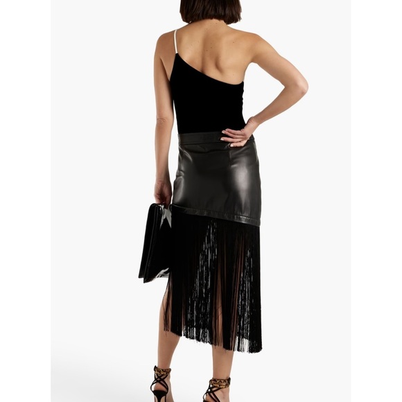 ET OCHS Black and White Asymmetrical Cutout Bodysuit S - Picture 13 of 15